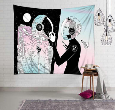 Astronaut spaceman background cloth - Wnkrs