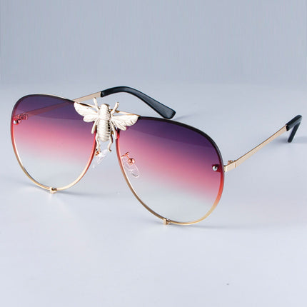 Bee Decor Unisex Aviator Sunglasses - Wnkrs