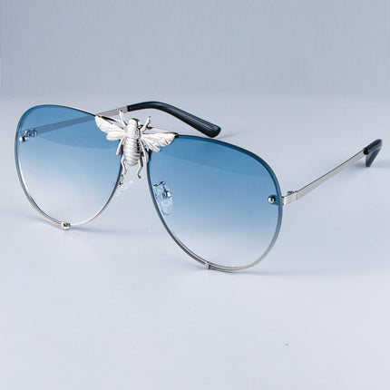 Bee Decor Unisex Aviator Sunglasses - Wnkrs