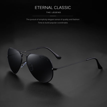 Unisex Aviator Polarized Sunglasses - Wnkrs