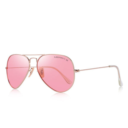 Unisex Aviator Polarized Sunglasses - Wnkrs