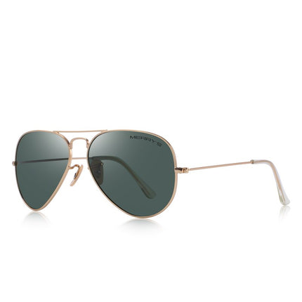 Unisex Aviator Polarized Sunglasses - Wnkrs