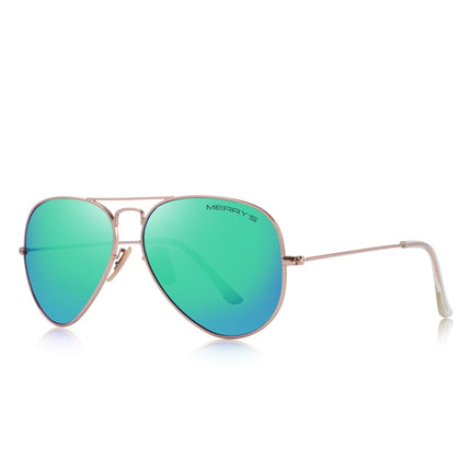 Unisex Aviator Polarized Sunglasses - Wnkrs