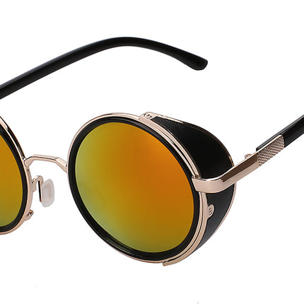Retro Round Metal Sunglasses - Wnkrs