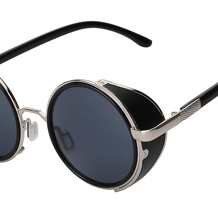 Retro Round Metal Sunglasses - Wnkrs
