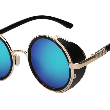 Retro Round Metal Sunglasses - Wnkrs