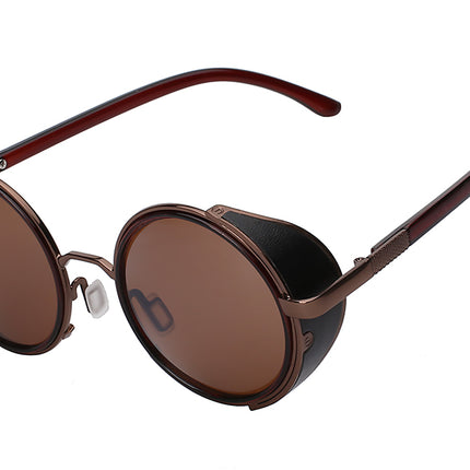 Retro Round Metal Sunglasses - Wnkrs