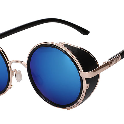 Retro Round Metal Sunglasses - Wnkrs