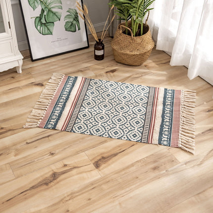 Modern simple cotton and linen doormat - Wnkrs