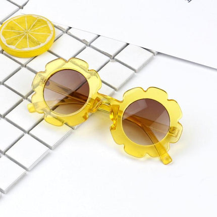 Girl's Sunflower Shaped Sunglasses - Wnkrs