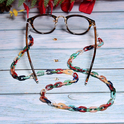 Leopard Acrylic Sunglasses Chain - Wnkrs