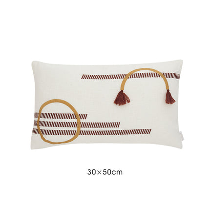 Net Red Sofa Pillow Moroccan Geometric Tassel Pillowcase - Wnkrs