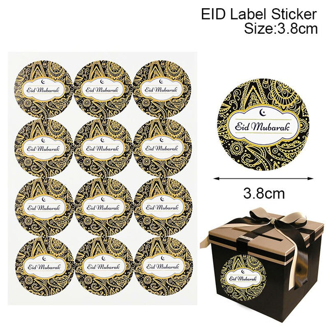 Eid Paper Gift Stickers - Wnkrs