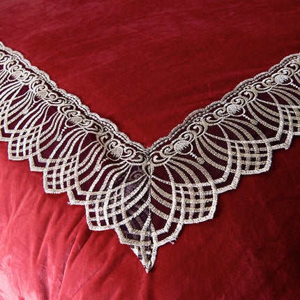 Four-piece thick crystal velvet - Wnkrs