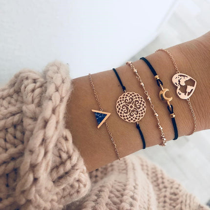 Women's Vintage Bohemian Bracelets Set - Wnkrs