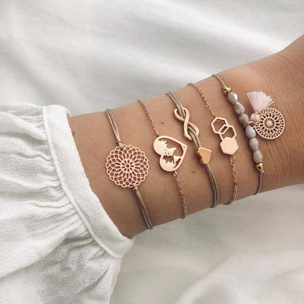 Women's Vintage Bohemian Bracelets Set - Wnkrs