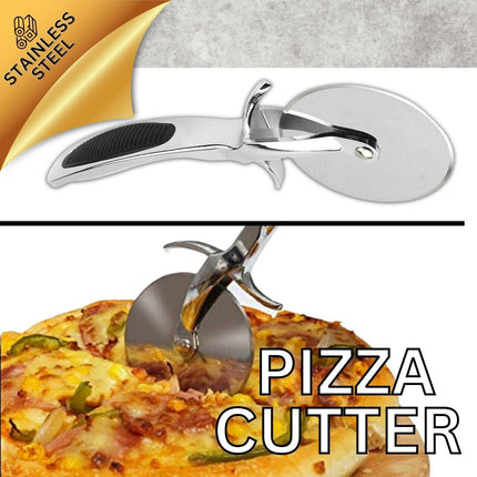 Pizza Cutter Wheel Kitchen Pizza Slicer Cutting Tool Stainless Steel Easy To Cut - Wnkrs