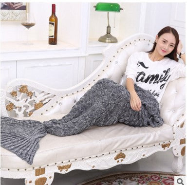 Air Conditioning Scale Sofa Blanket Mermaid Tail - Wnkrs