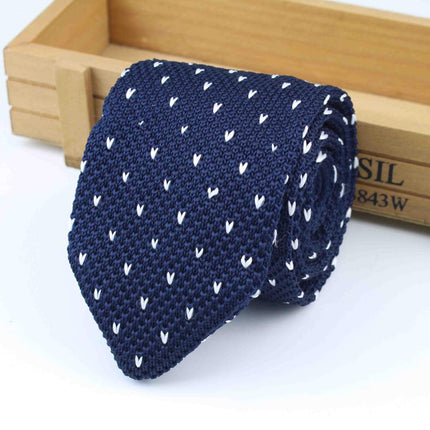 Knitted Striped Classic Men's Ties - Wnkrs