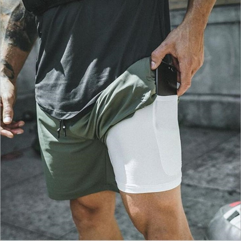 Men's 2 in 1 Shorts