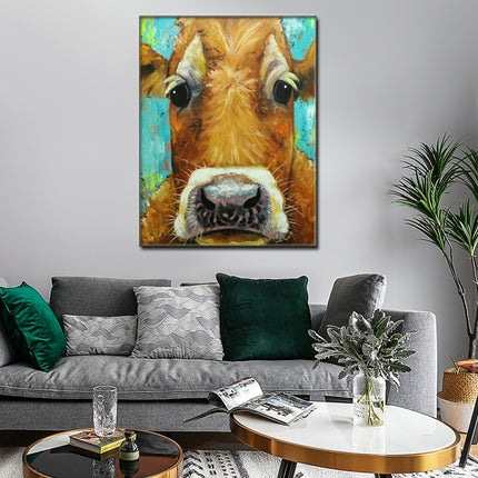 Art Cow Animal Wall Print Poster Picture - Wnkrs