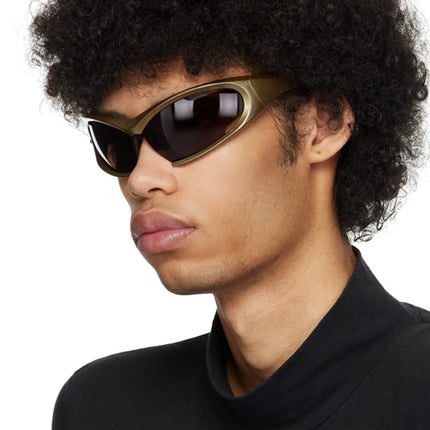 Lunettes de soleil punk dynamiques Y2K