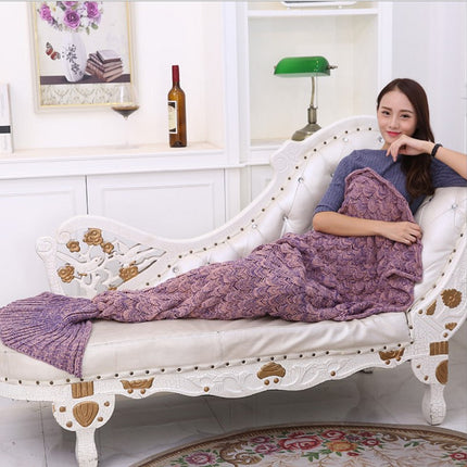 Air Conditioning Scale Sofa Blanket Mermaid Tail - Wnkrs