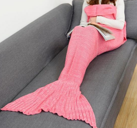 Mermaid Tail Knitting Sleeping Blanket - Wnkrs