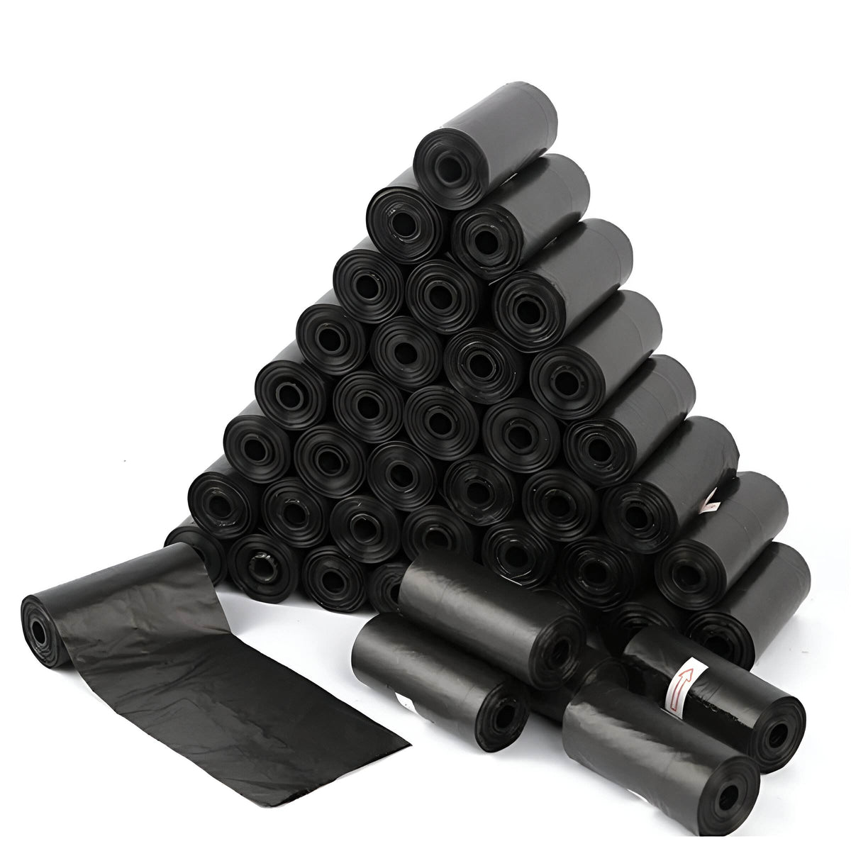 Black Pet Waste Bags – 10 Rolls, 150 Bags