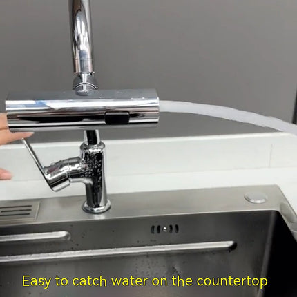 Kitchen Faucet Waterfall Outlet Splash Proof Universal Rotating Bubbler Multifunctional Water Nozzle Extension Kitchen Gadgets - Wnkrs