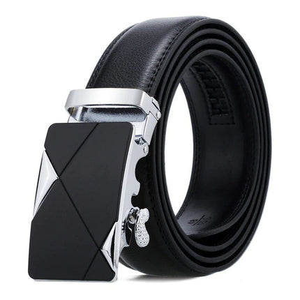 Men's Automatic Buckle Leather Belt - Wnkrs