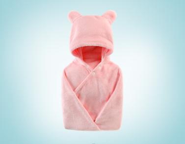 Cotton baby care hooded bath towel - Wnkrs