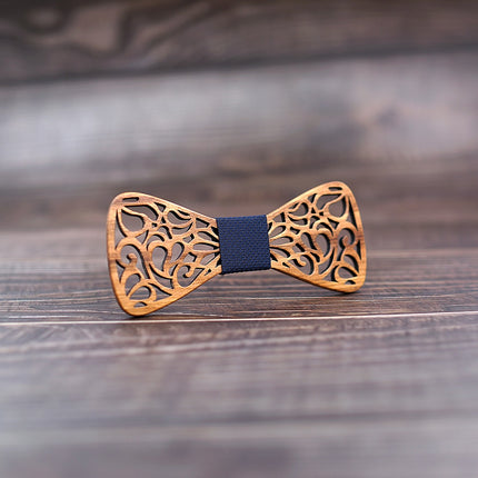 Men's Floral Wood Bow Tie - Wnkrs