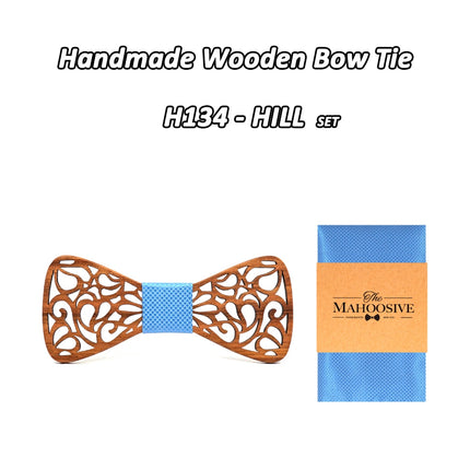 Men's Floral Wood Bow Tie - Wnkrs