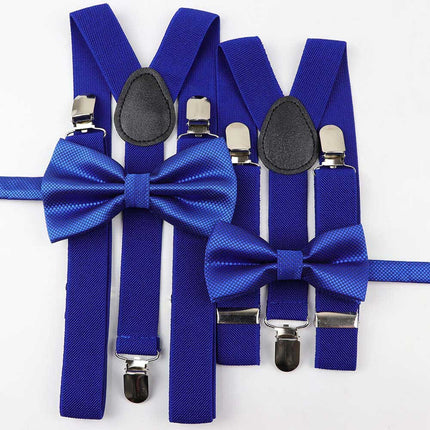 Men's and Kid's Elegant Braces and Bowtie Set - Wnkrs