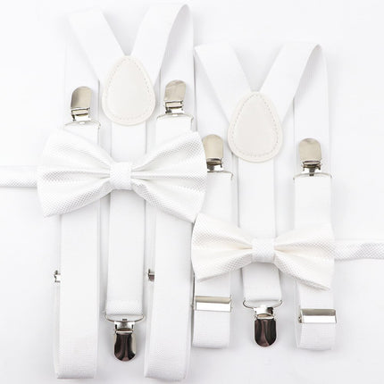 Men's and Kid's Elegant Braces and Bowtie Set - Wnkrs