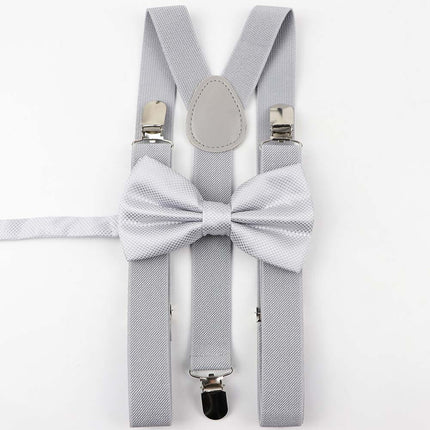 Men's and Kid's Elegant Braces and Bowtie Set - Wnkrs