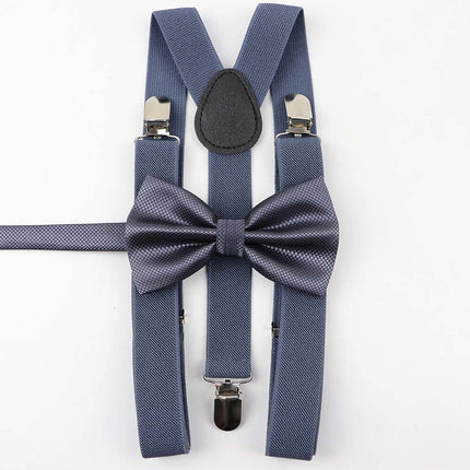 Men's and Kid's Elegant Braces and Bowtie Set - Wnkrs