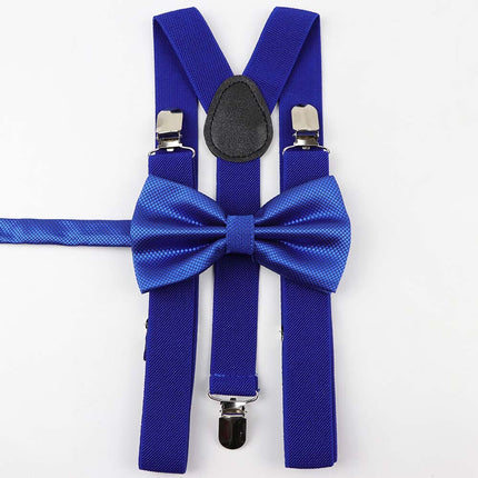 Men's and Kid's Elegant Braces and Bowtie Set - Wnkrs