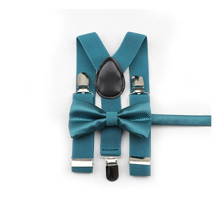 Men's and Kid's Elegant Braces and Bowtie Set - Wnkrs