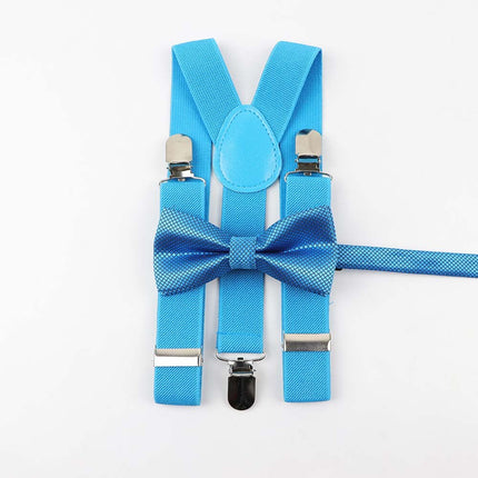 Men's and Kid's Elegant Braces and Bowtie Set - Wnkrs