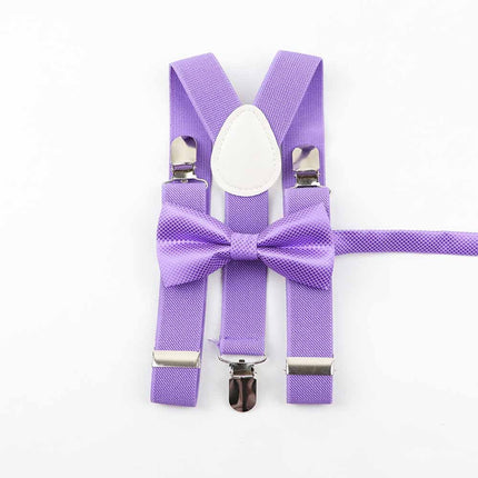 Men's and Kid's Elegant Braces and Bowtie Set - Wnkrs
