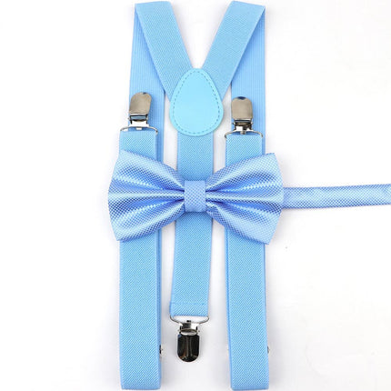 Men's and Kid's Elegant Braces and Bowtie Set - Wnkrs