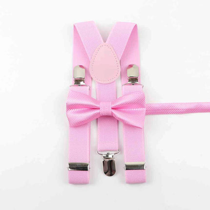 Men's and Kid's Elegant Braces and Bowtie Set - Wnkrs