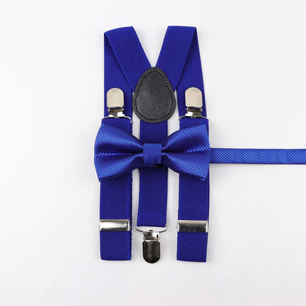 Men's and Kid's Elegant Braces and Bowtie Set - Wnkrs