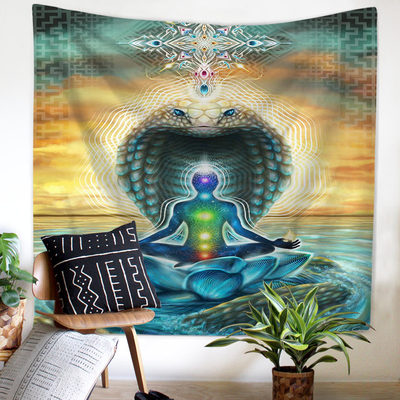 Lotus meditating tapestry - Wnkrs