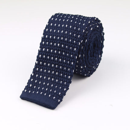 Knitted Striped Men's Ties - Wnkrs