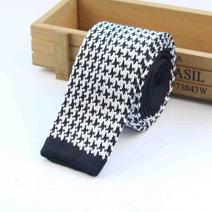 Knitted Striped Men's Ties - Wnkrs