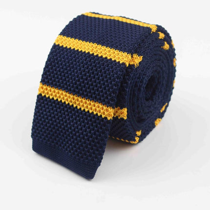 Knitted Striped Men's Ties - Wnkrs