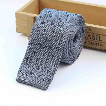 Knitted Striped Men's Ties - Wnkrs